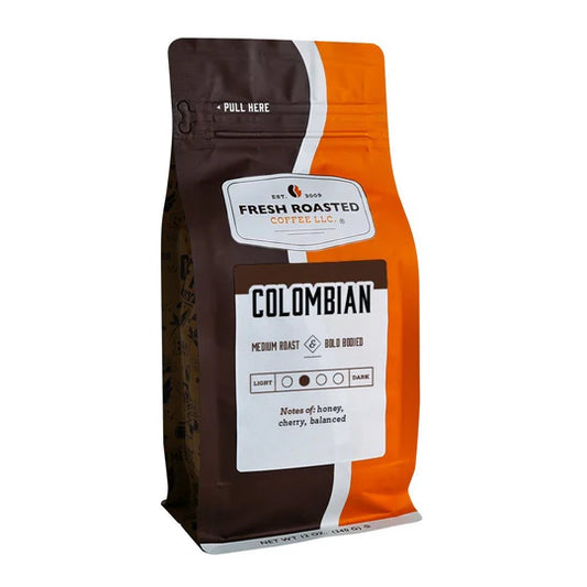 100% Colombia Roasted Coffee Bag